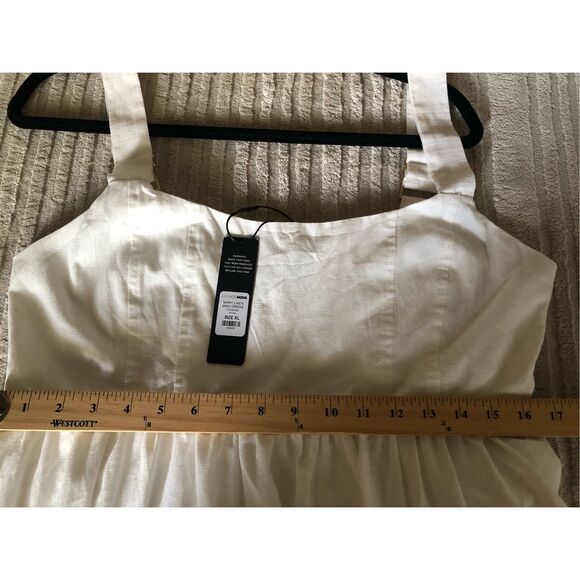 FashionNova Mary Linen Maxi Dress Size XL NWT - Picture 10 of 14